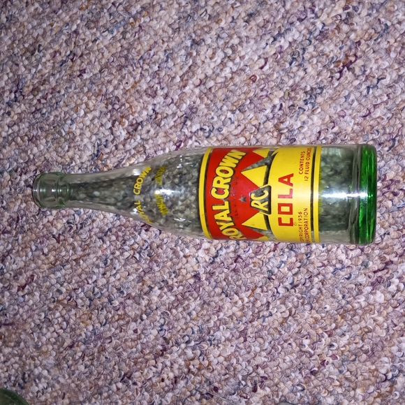 Royal crown cola 12fl Oz glass bottle - Picture 1 of 5
